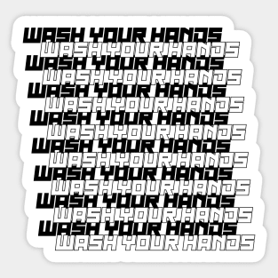 Wash your hands Sticker